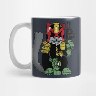 Mort Dredd - Cat Dredd - The PAW is the law! Mug